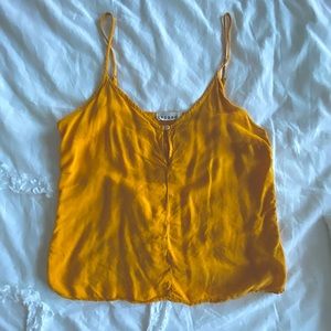 LACAUSA Yellow Slip Tank size XS
